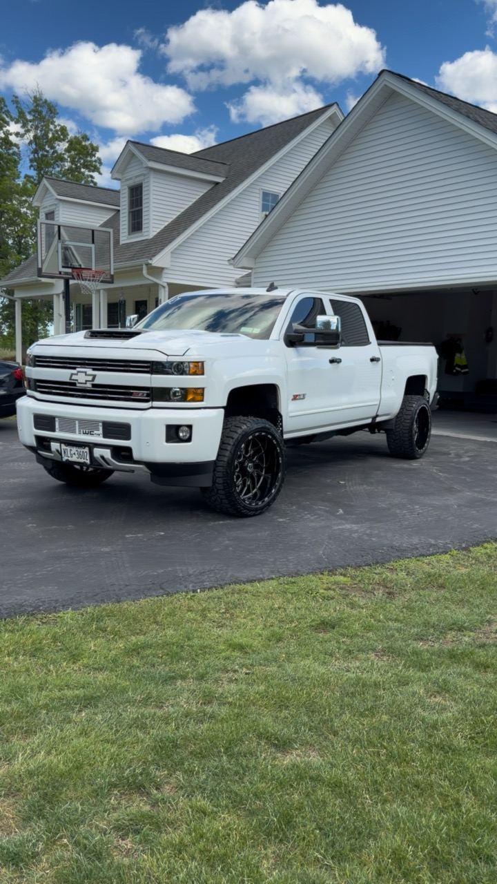 Silverado 2500HD after correction